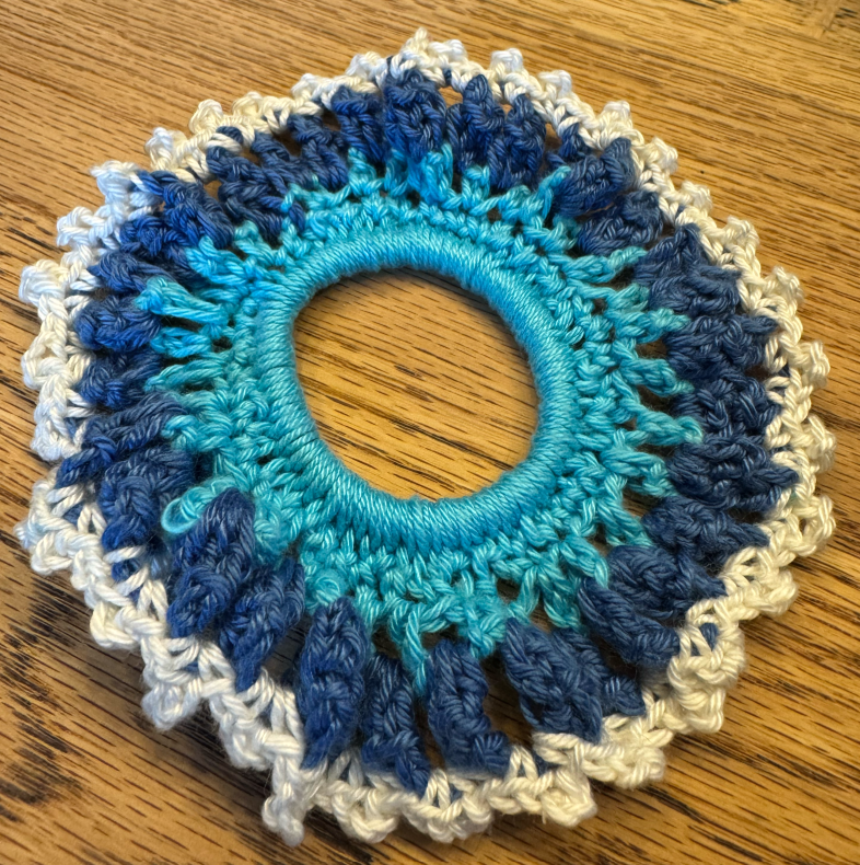 Unser gehäkeltes Scrunchie